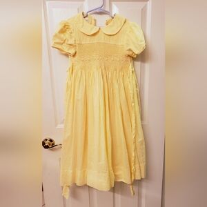 Strasburg Sunny Yellow Formal Kids Dress